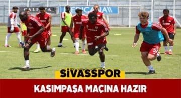 Sivasspor Kasımpaşa maçının hazırlıklarını tamamladı