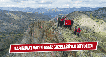 Sarısuvat vadisi doğa severleri bekliyor