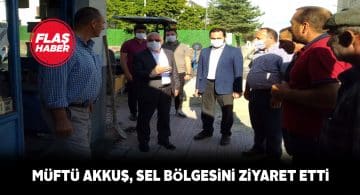 Sivas İl Müftüsü’nden selzede Gölova’ya ziyaret