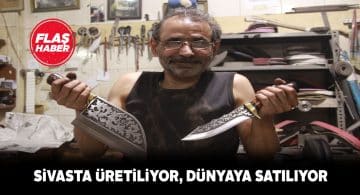Sivaslı bıçak ustasının özel ürününe talep yağıyor