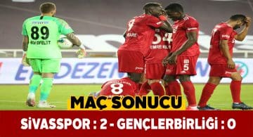 Sivasspor evindeki son maçından 3 puan çıkardı