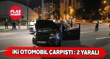 Sivas’ta trafik kazasında 2 kişi yaralandı