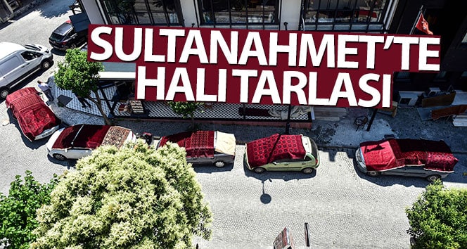 Sultanahmet’te halı alan