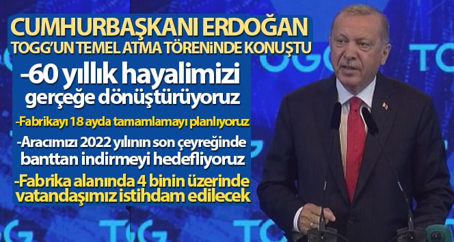 Türkiye için tarihi bir gün Bursa tOGGer’de temeli atıldı