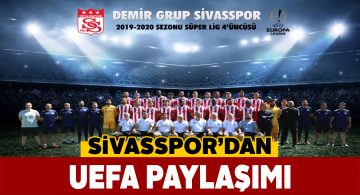 Sivasspor resmi hesaplarında UEFA şovu!