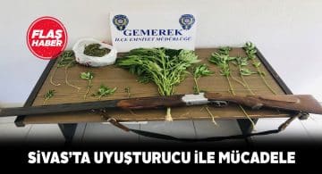 Gemerek’te bir uyuşturucu satıcısına işlem yapıldı