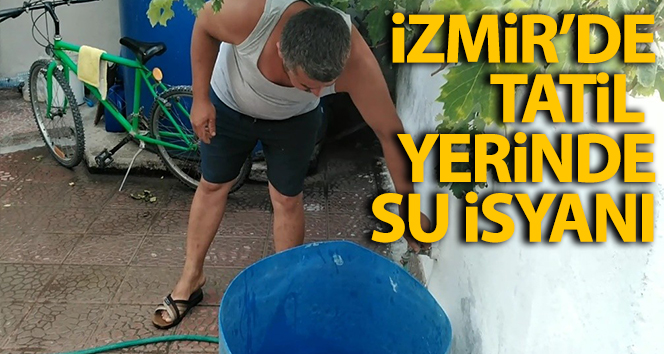 Vatandaşların tesisteki su sorununa tepkisi