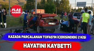 Yıldızeli ilçesinde feci kaza: 2 ölü, 2 ağır yaralı