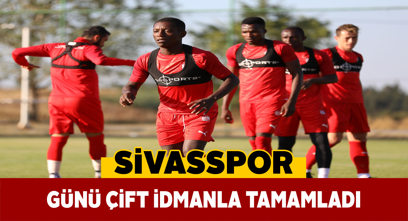 Sivasspor akşam antrenmanıyla günü tamamladı