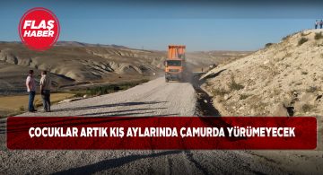 Gürün’de bir köyün yollarına asfalt döşendi