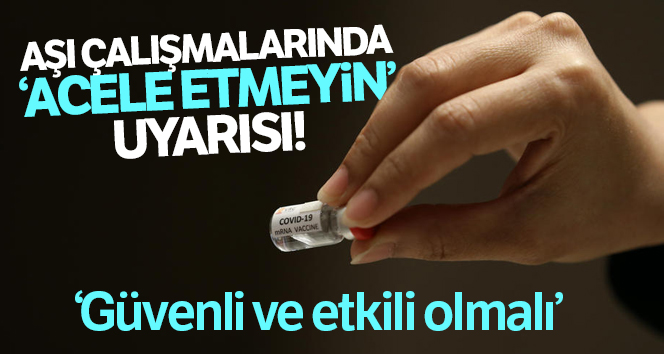 Aşılama çalışmalarında Anthony Fauci’den Dr. ‘Acele etmeyin’ uyarısı