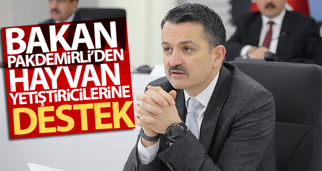 Bakan Pakdemirli’den hayvan yetiştiricilerine destek