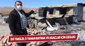 Doğa ve bayrak aşkı kaybettiği evi unutturdu