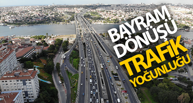 Bayramdan sonraki ilk iş günü trafik yoğunluğu