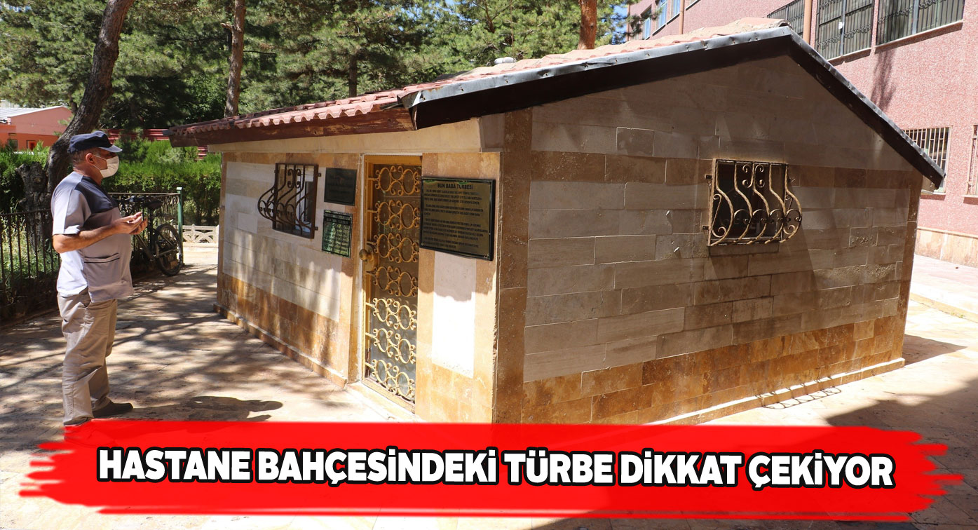 Bun Baba Türbesi konumu itibariyle görenleri şaşırtıyor