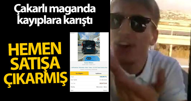 Çakarlı aracıyla trafiğe terör estiren Maganda, ortadan kayboldu