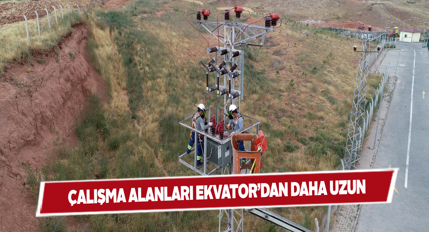 ÇEDAŞ timlerinin zor şartlardaki mücadelesi sürüyor