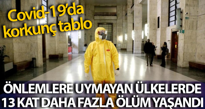 Covid-19 önlemlerinin uygulanmadığı ülkelerde 13 kat fazla ölüm kaydedildi
