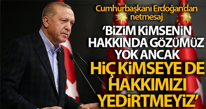 Cumhurbaşkanı Erdoğan’dan önemli açıklamalar