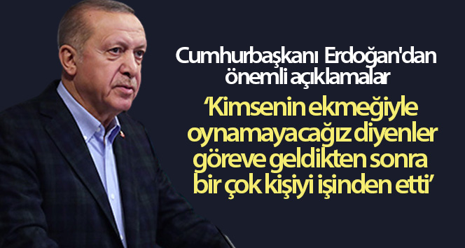 Cumhurbaşkanı Erdoğan’dan önemli açıklamalar