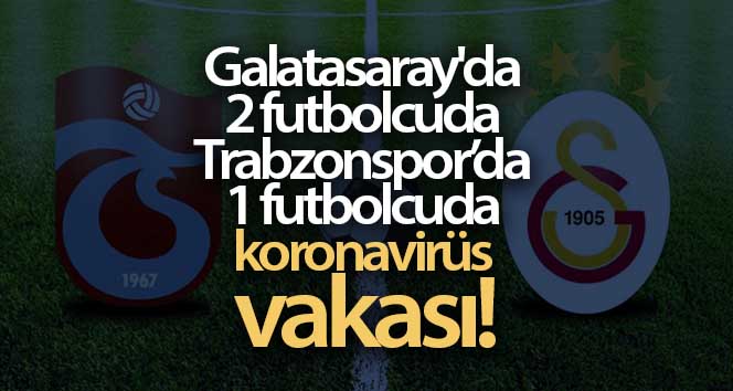 Galatasaray ve Trabzonspor’da koronavirüs vakası
