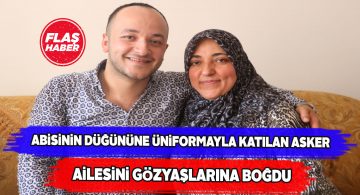 Sivaslı gençten abisine hafızalara kazınacak sürpriz!