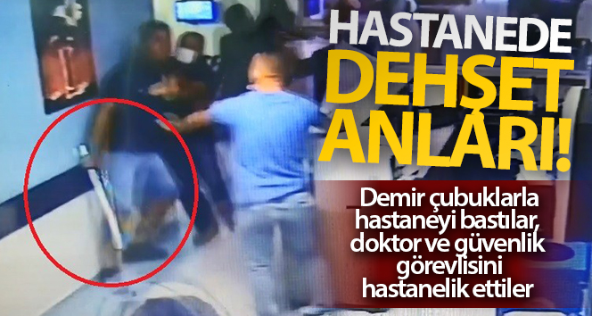 Hastanede korku anları