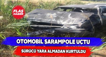 Hurdaya dönen aracın sürücüsünün burnu dahi kanamadı!