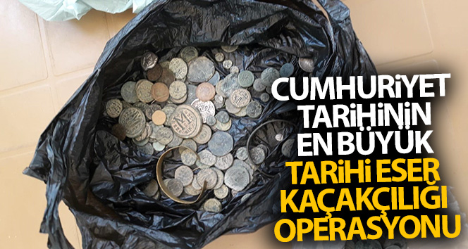 İzmir’de Cumhuriyet tarihinin en büyük tarihi eser kaçakçılığı operasyonu