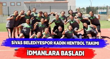 Sivaslı kadın hentbolcular yeni sezon için hazırlanıyor