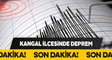 Kangal ilçesi 3.8’lik depremle sallandı