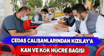 Kızılay’a bir destekte ÇEDAŞ’tan geldi