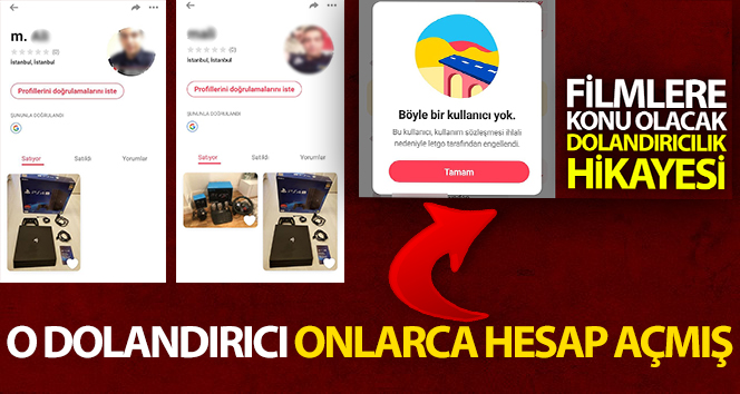 Letgo’da filme konu olacak dolandırıcılıkta onlarca hesap açıldı