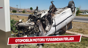 Gemerek ilçesinde meydana gelen kazada 3 kişi yaralandı