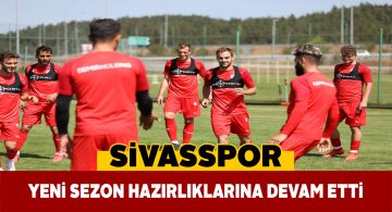 Sivasspor bugün öğle antrenmanıyla güne başladı