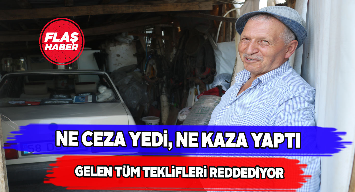 28 yaşındaki orjinal aracına gözü gibi bakıyor