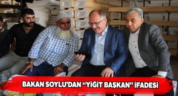 İçişleri Bakanı’ndan Başkan Bilgin’e övgülü ifade