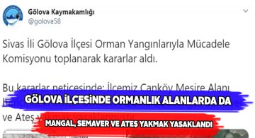 Gölova’da piknikçileri üzecek haber!