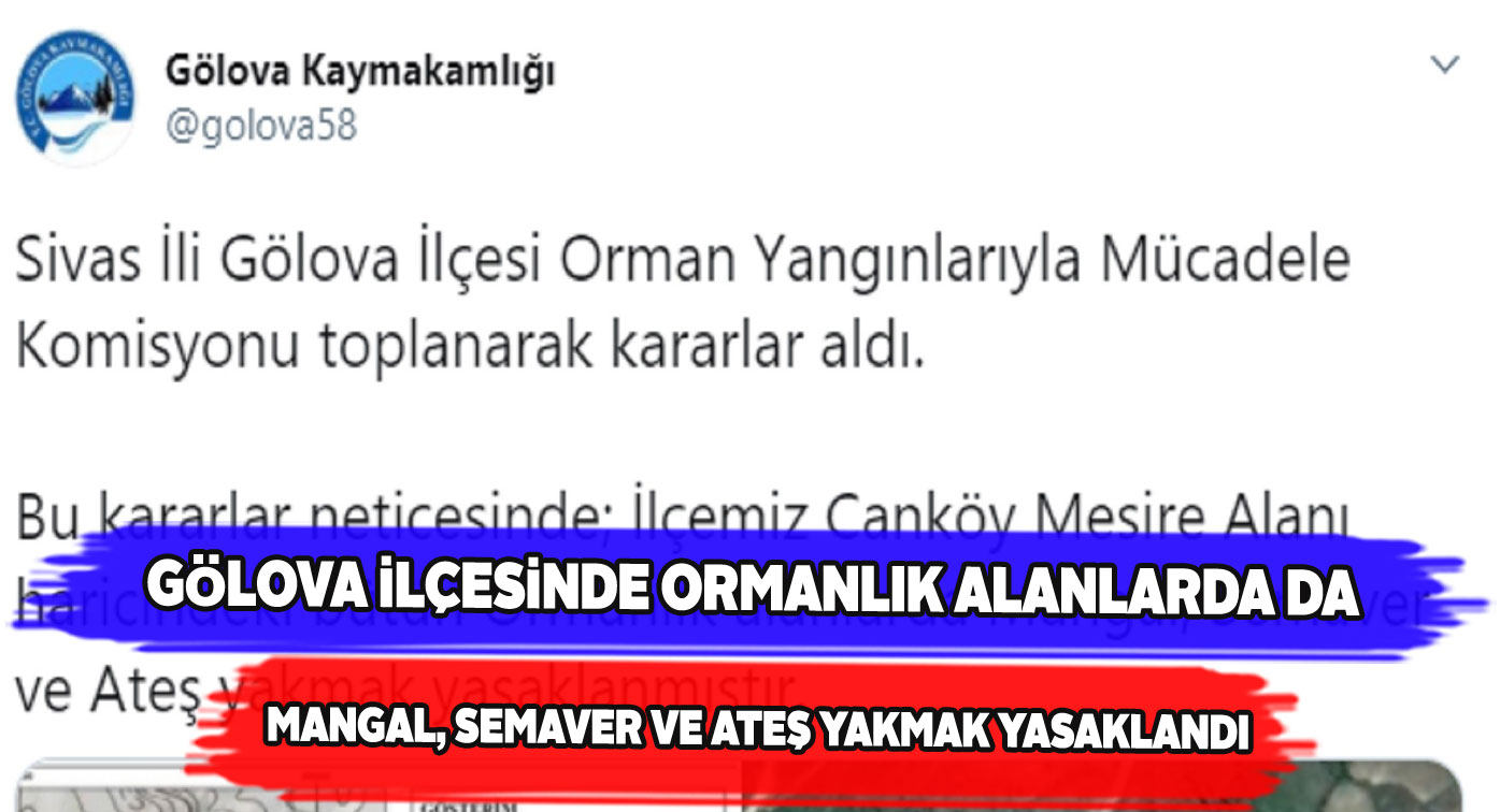 Gölova’da piknikçileri üzecek haber!