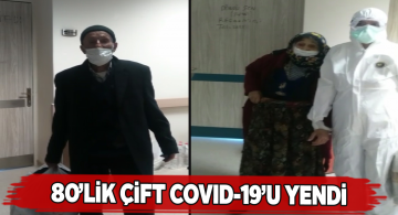 Sivaslı yaşlı çift korona virüsünü atlattı