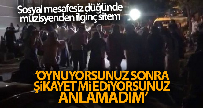Sosyal uzak düğünde müzisyenden ilginç site