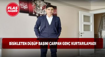 Bisiklet kazası geçiren talihsiz genç hayatını kaybetti