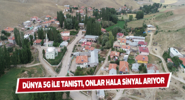 Sivas’taki bir köyde telefonlar hala çekmiyor