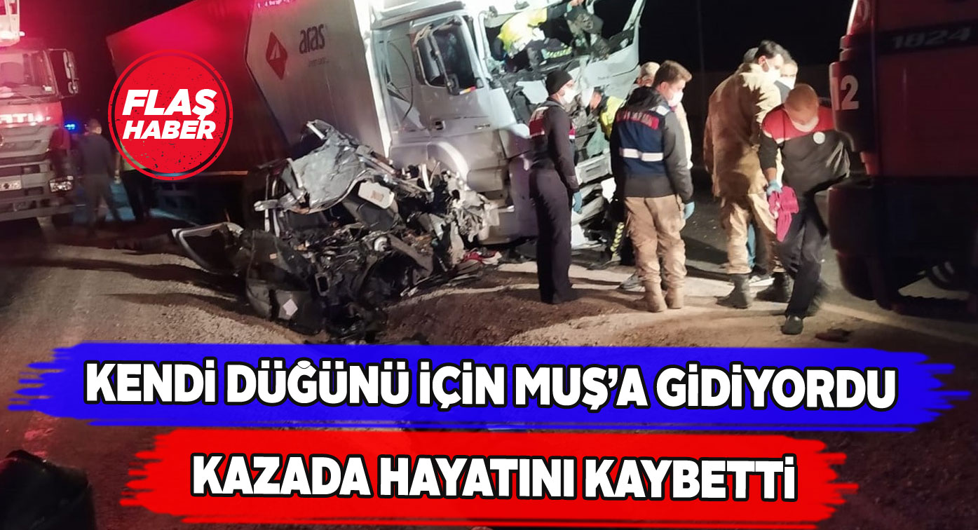 En mutlu gününü yaşayacak genç tırın altında can verdi