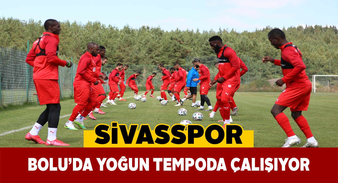 Sivassporlu futbolcular yarım güne 2 antrenman sığdırdı