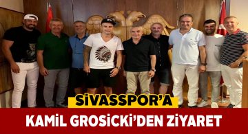 Eski Sivassporlu yıldızdan anlamlı ziyaret