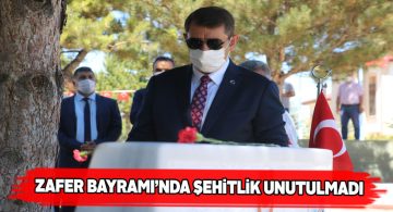 Yukarı Tekke mezarlığında şehitler ziyaret edildi