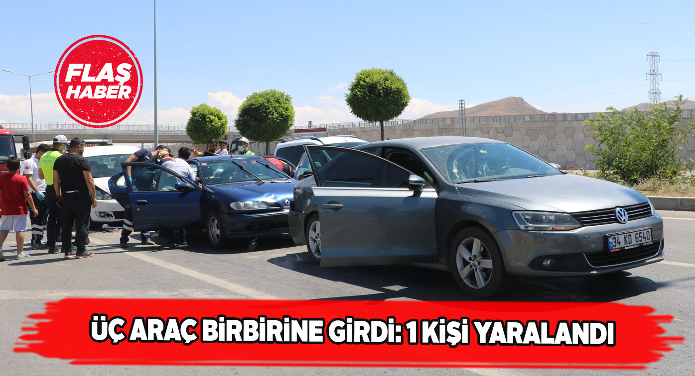 Kırmızı ışıkta zincirleme kaza!