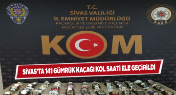 Sivas İl Emniyet Müdürlüğü’nden 60 bin liralık operasyon