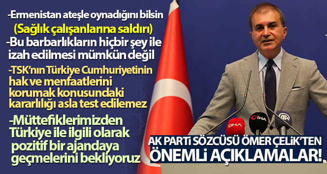 AK Parti Sözcüsü Çelik’ten MKYK sonrası açıklama